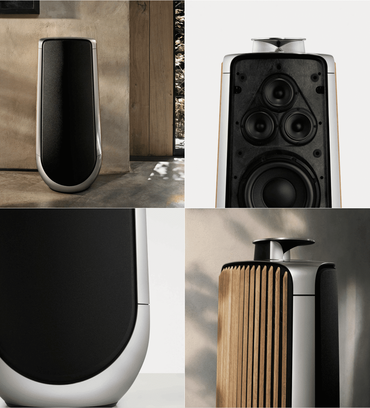 B&O Beolab 50 Silver Oak ลำโพง