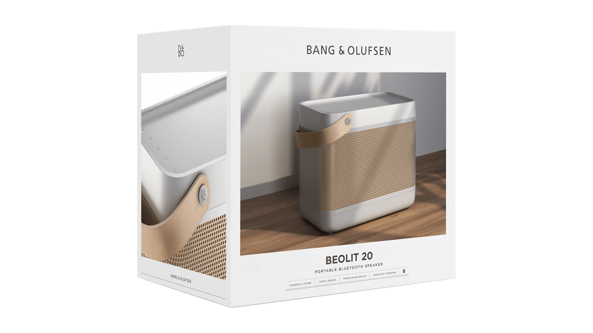 B&O ลำโพง Beolit20 Grey Mist Box