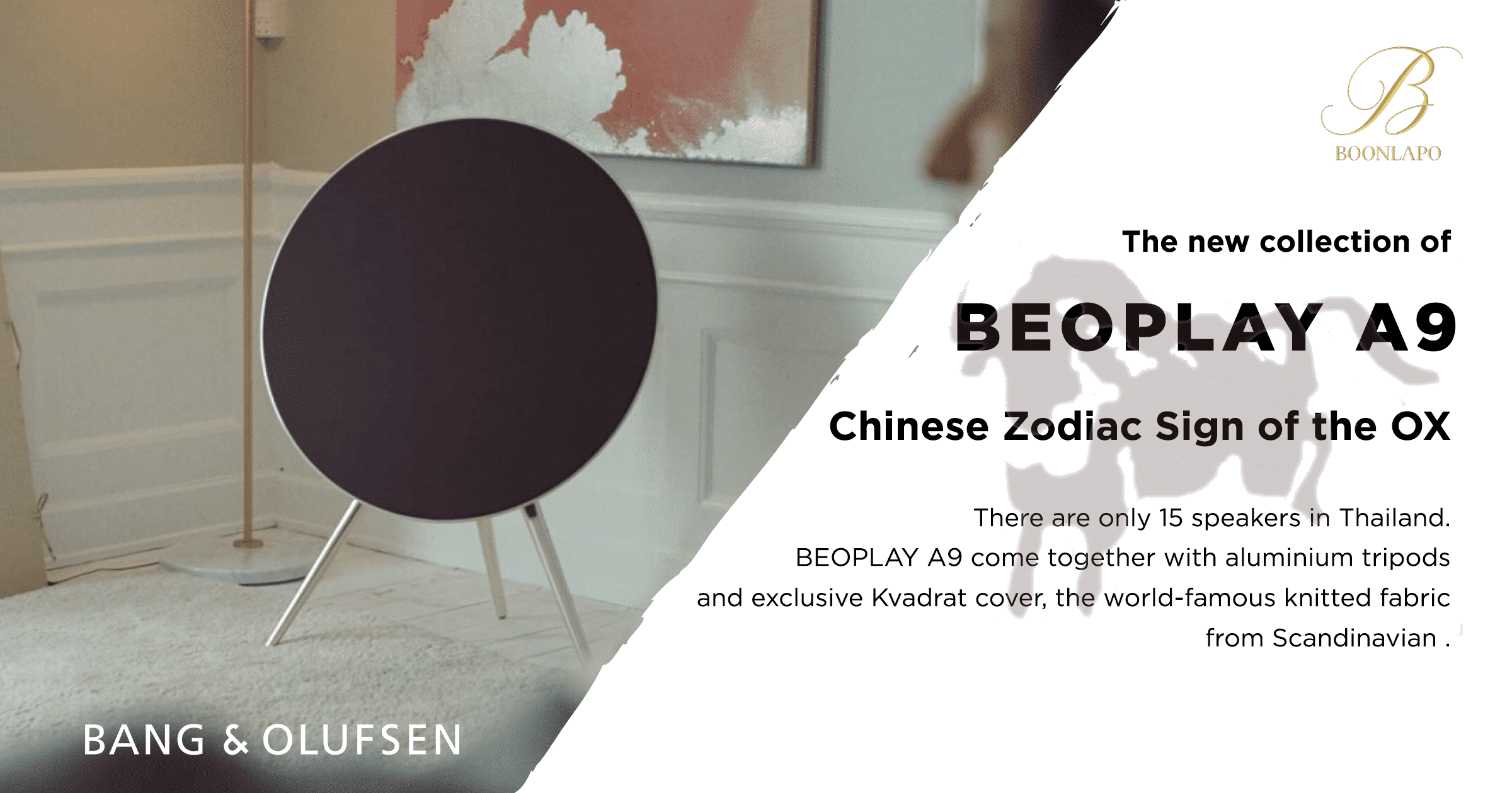 ลำโพง B&O Beoplay A9 Chinese Zodiac Ads