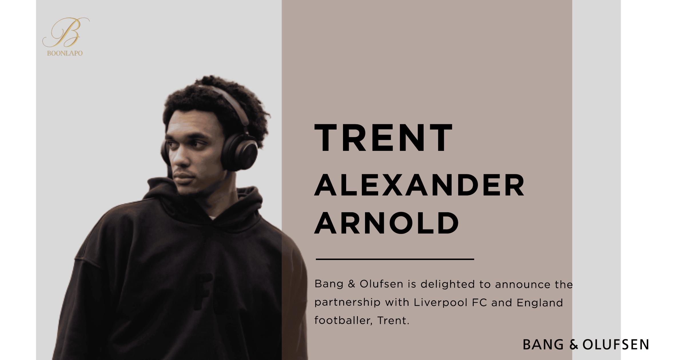 B&O TRENT ALEXANDER ARNOLD NEWS