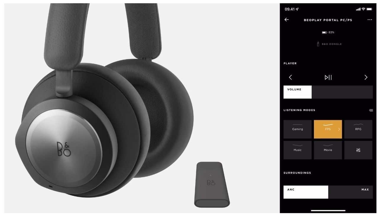 B&O Beoplay Portal PC PS - โหมด EQ