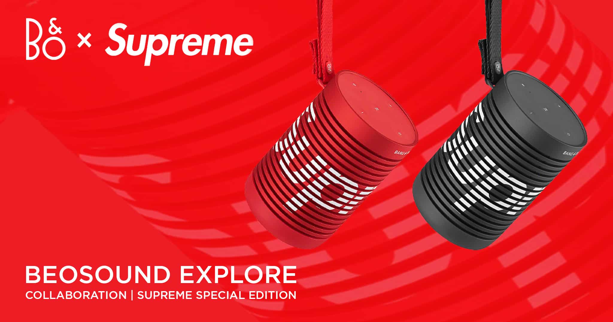 B&O BLP Beosound Explore x Supreme News Cover