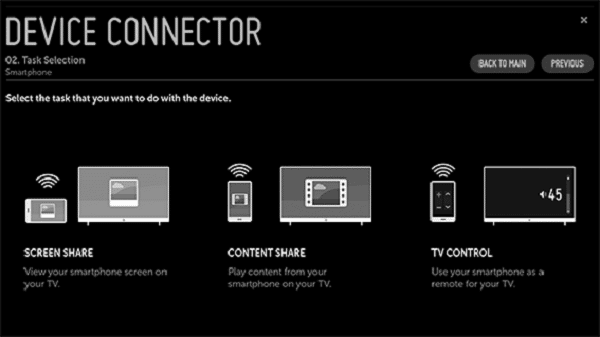 LG Screen Device Connector