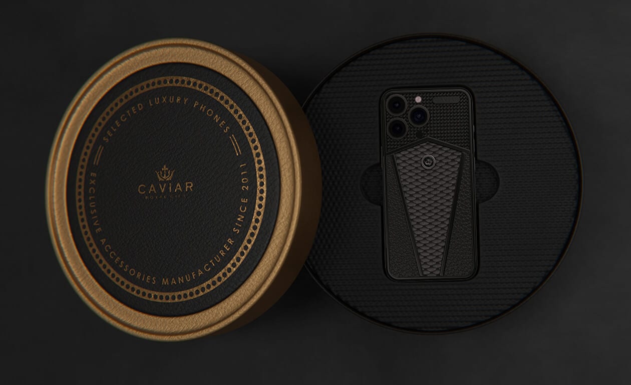 Apple iPhone - CAVAIR Black Caviar