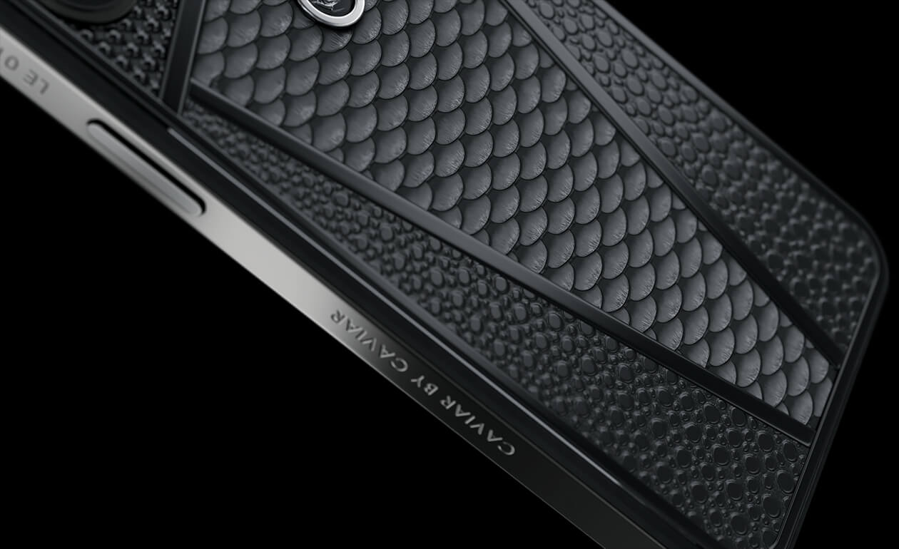 Apple iPhone - CAVAIR Black Caviar