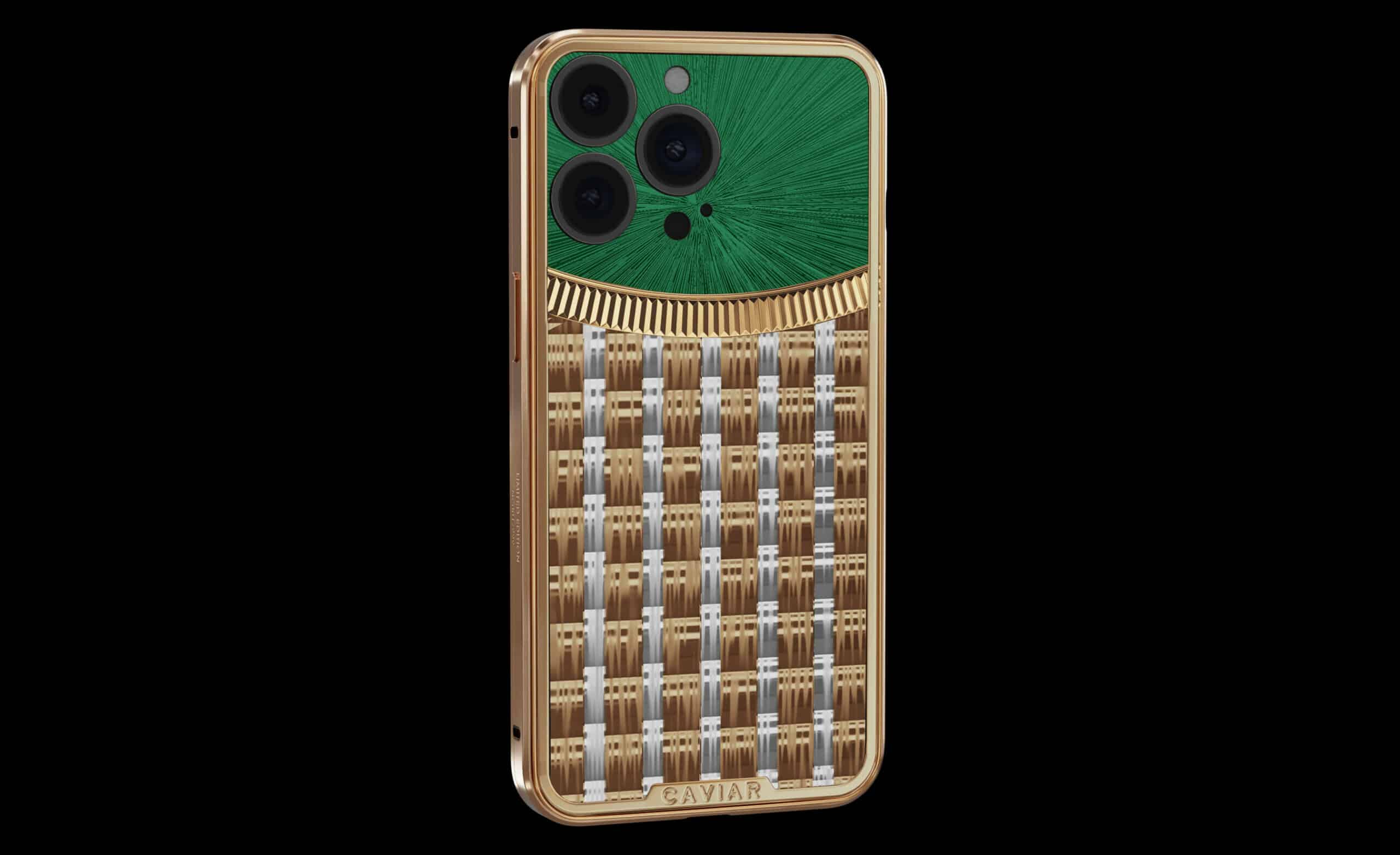 Apple iPhone - CAVIAR Emerald Rays