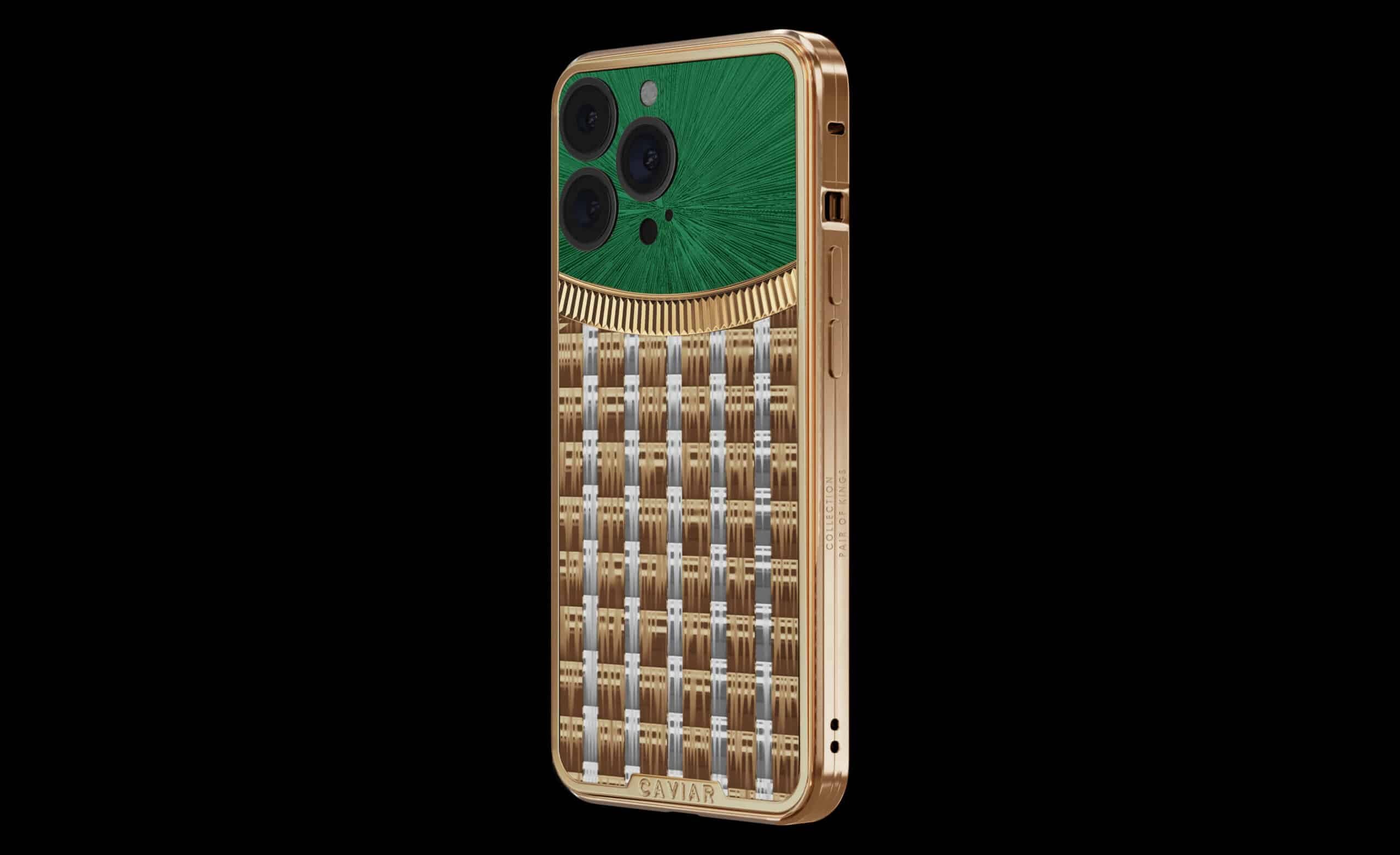 Apple iPhone - CAVIAR Emerald Rays