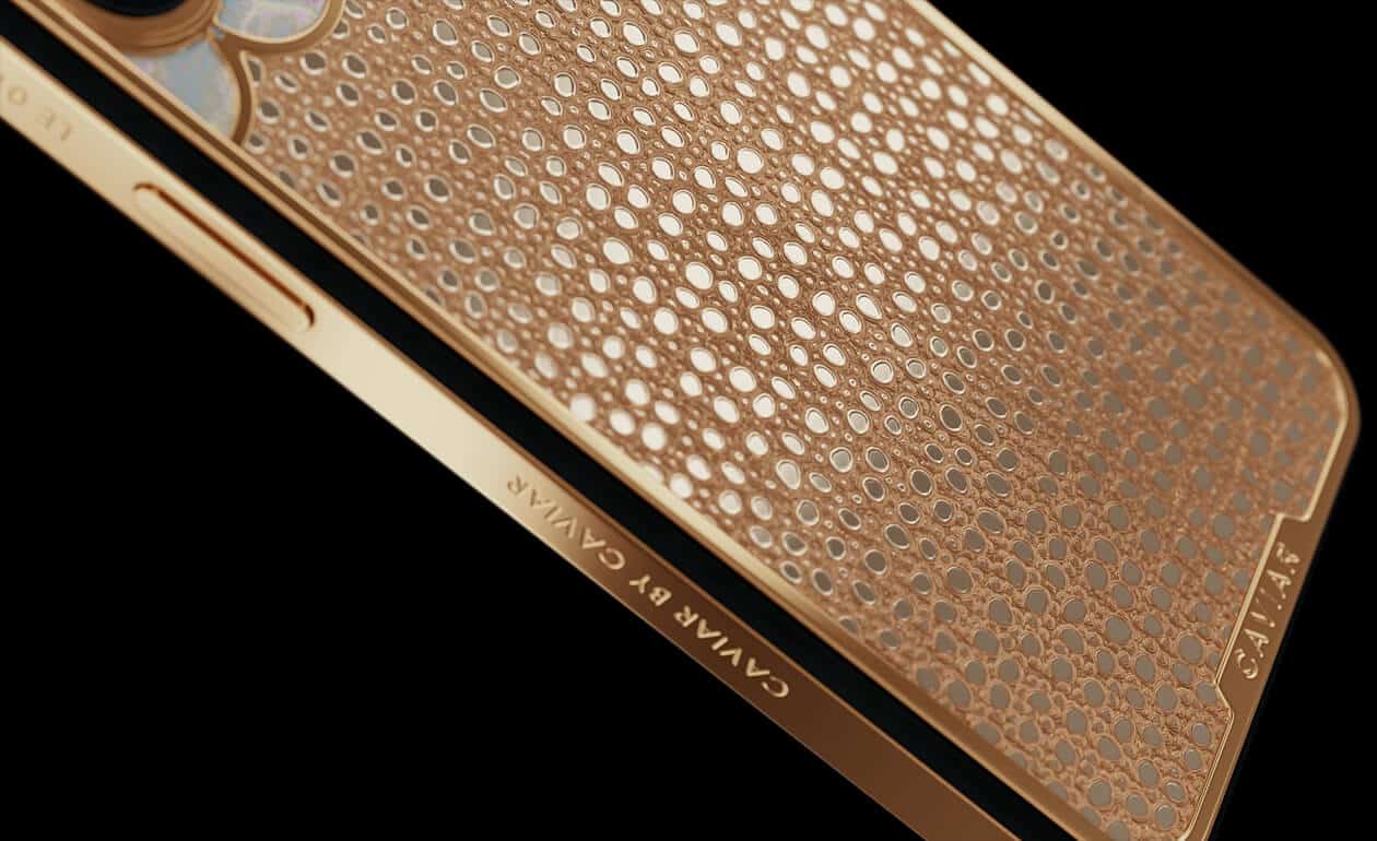 Apple iPhone - CAVAIR Gold Champagne Crystal