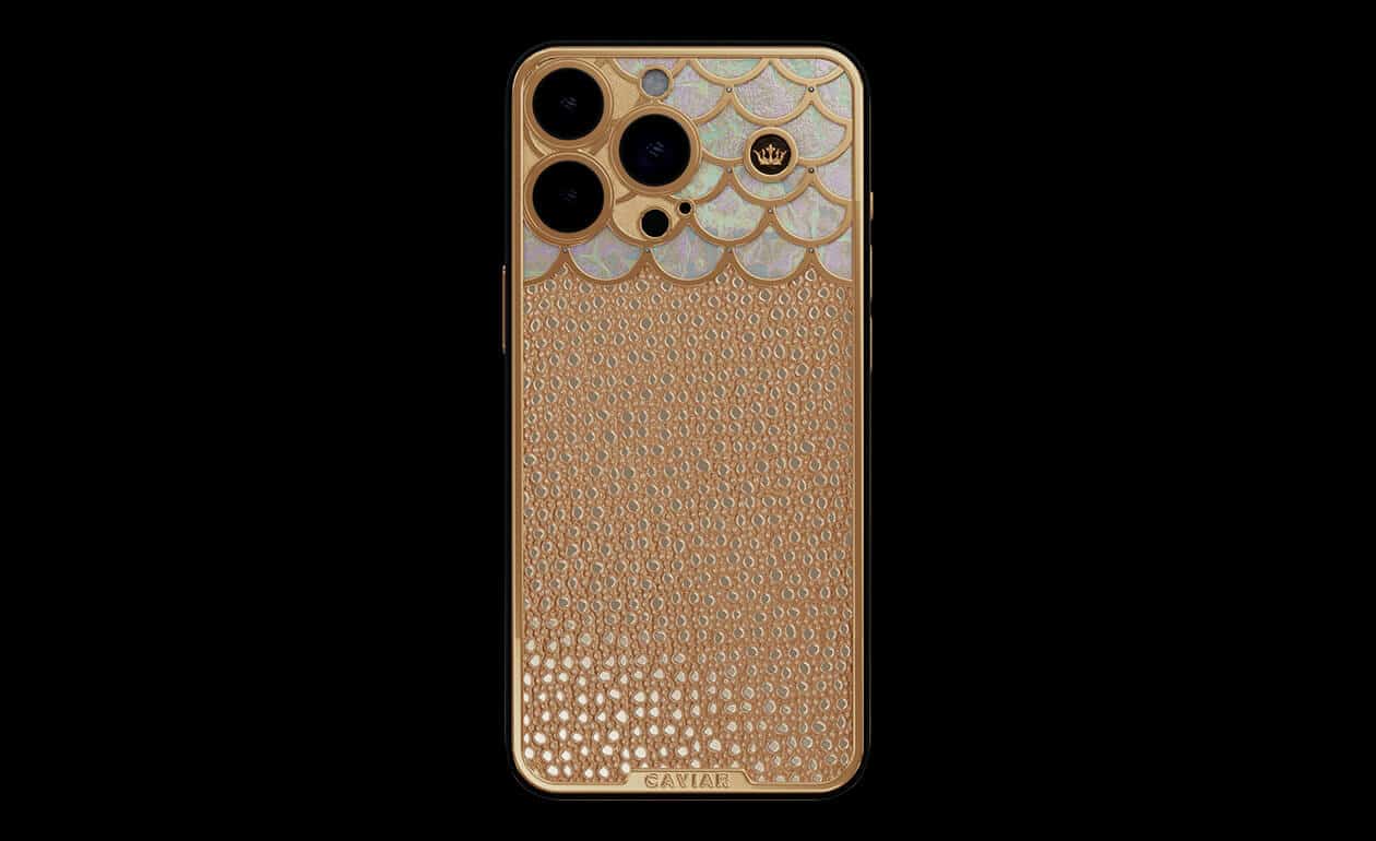 Apple iPhone - CAVAIR Gold Champagne Crystal