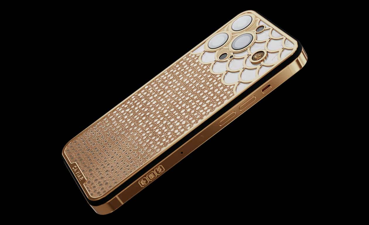 Apple iPhone - CAVAIR Gold Champagne Crystal