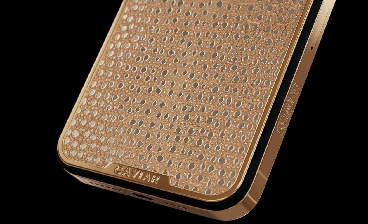 Apple iPhone - CAVAIR Gold Champagne Crystal