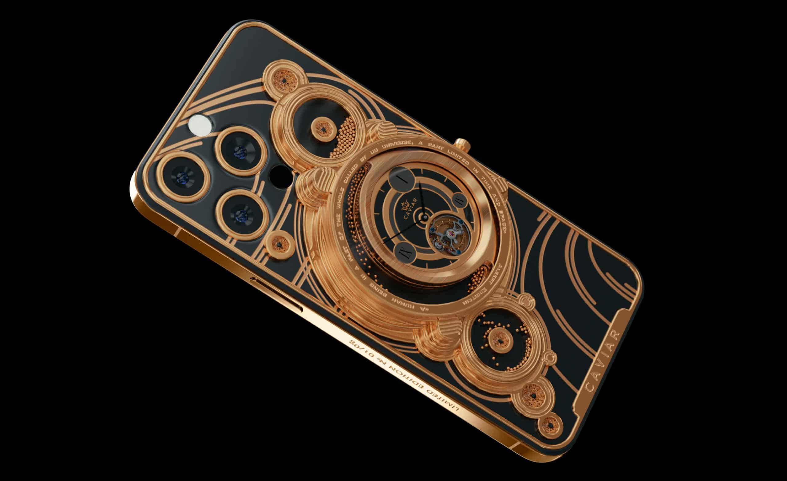 Apple iPhone - CAVIAR Parade of The Planets Golden