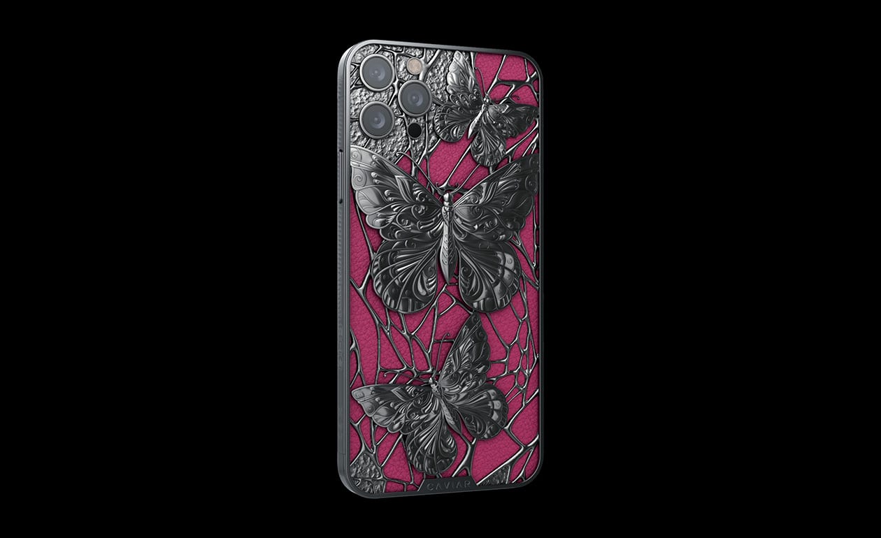 Apple iPhone - CAVIAR Purple Butterfly