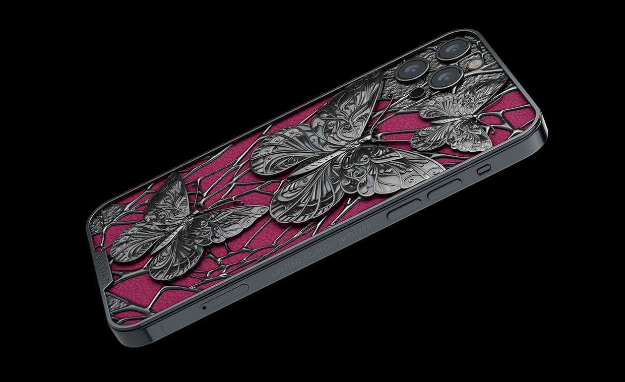 Apple iPhone - CAVIAR Purple Butterfly