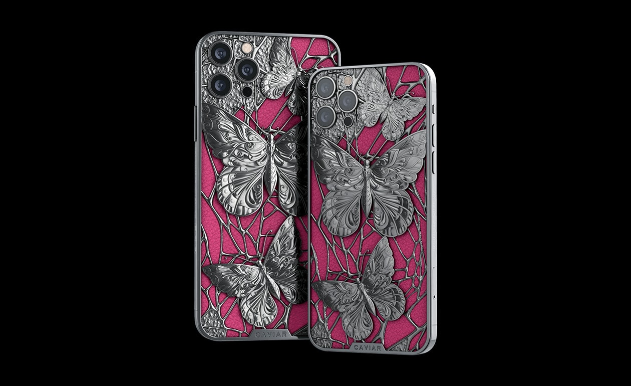 Apple iPhone - CAVIAR Purple Butterfly