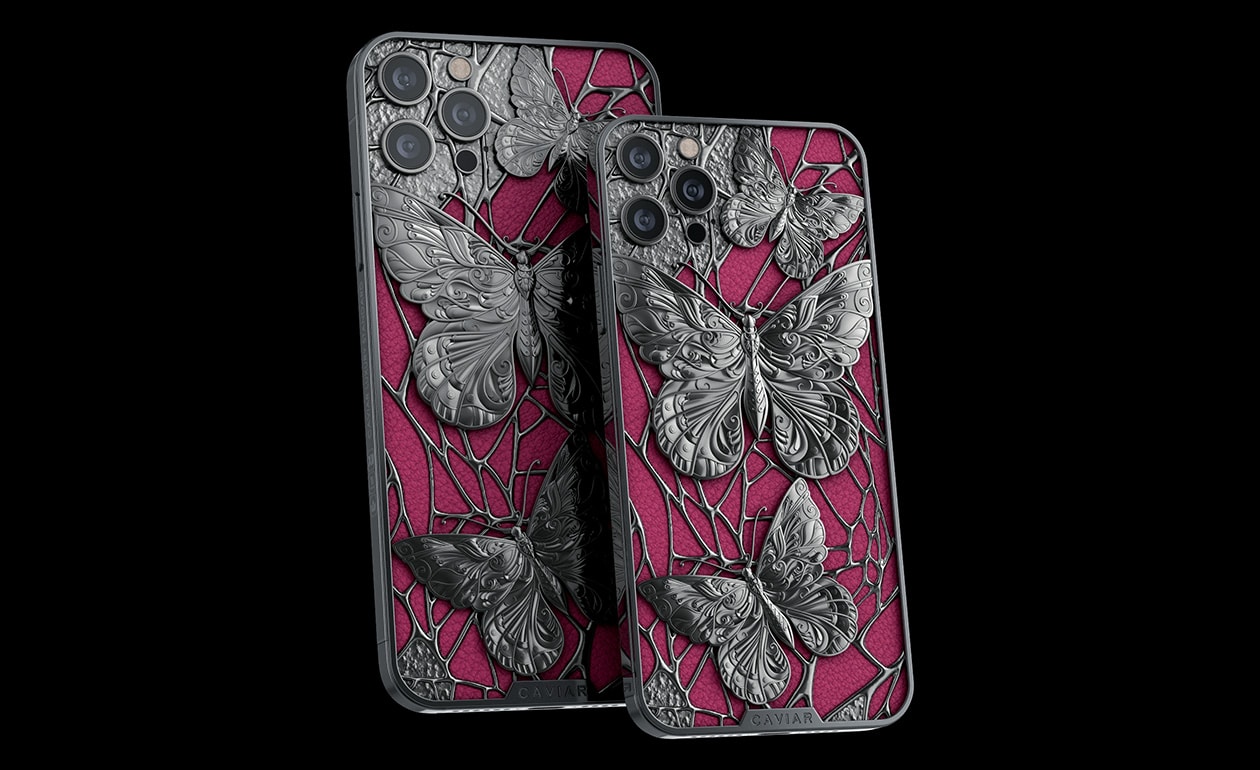 Apple iPhone - CAVIAR Purple Butterfly