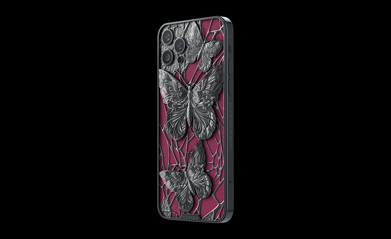 Apple iPhone - CAVIAR Purple Butterfly