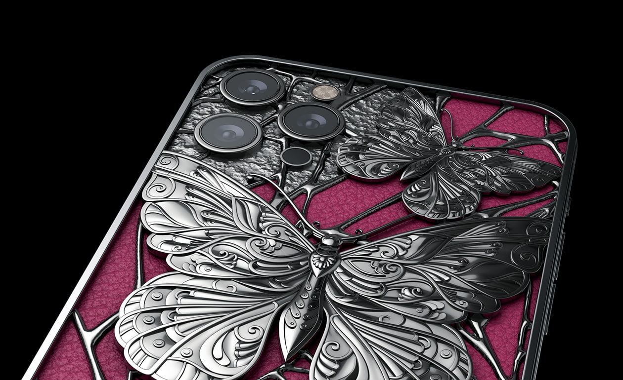 Apple iPhone - CAVIAR Purple Butterfly