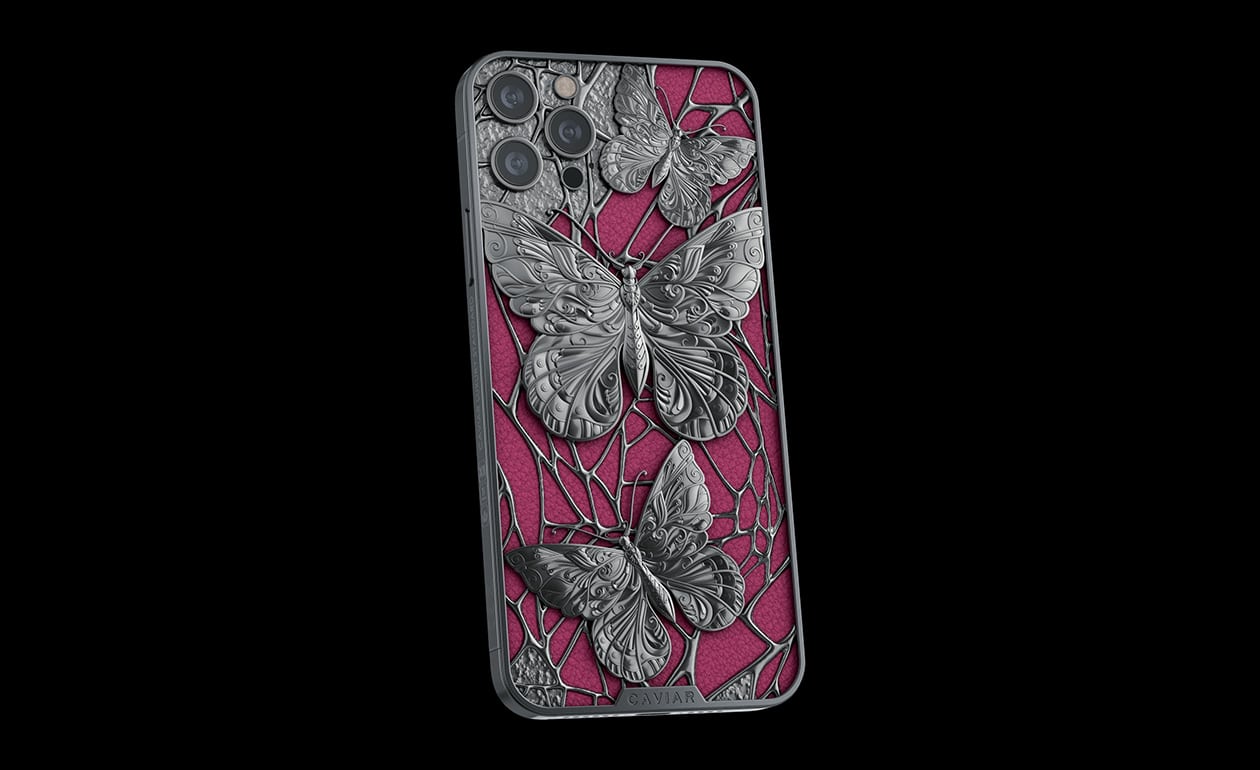 Apple iPhone - CAVIAR Purple Butterfly
