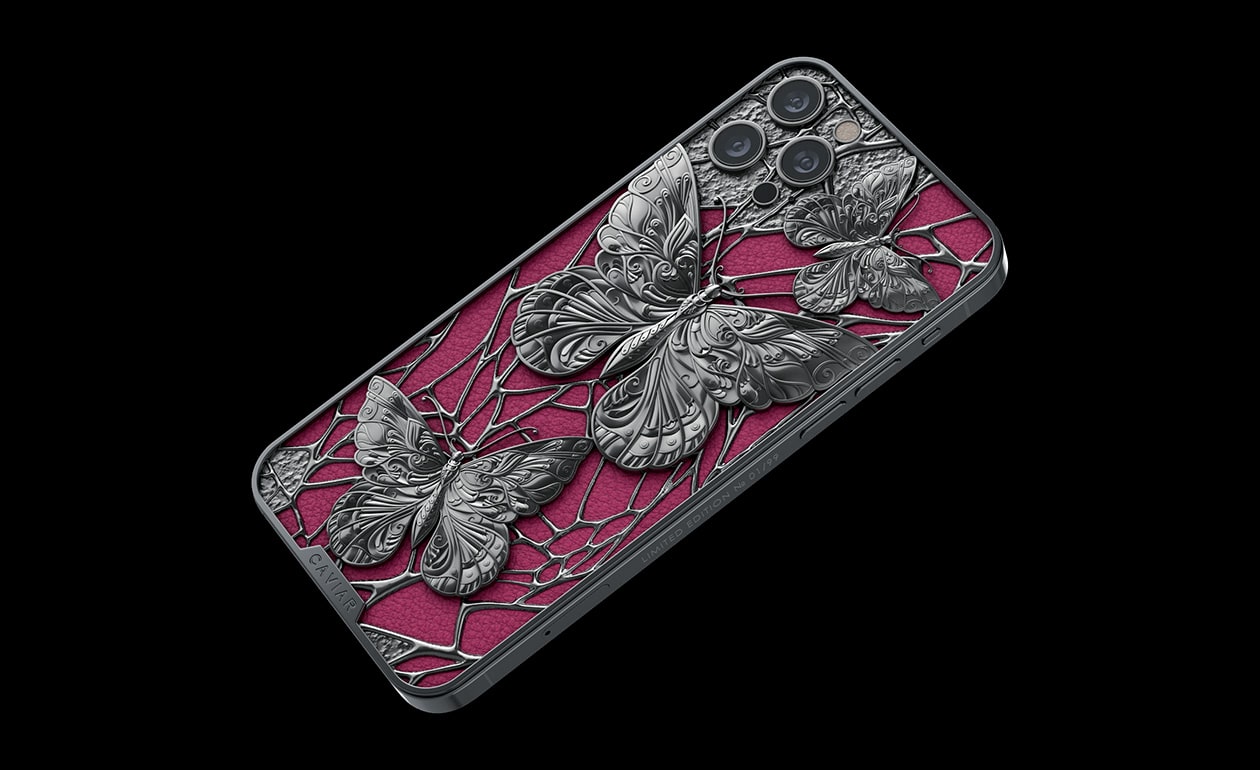 Apple iPhone - CAVIAR Purple Butterfly