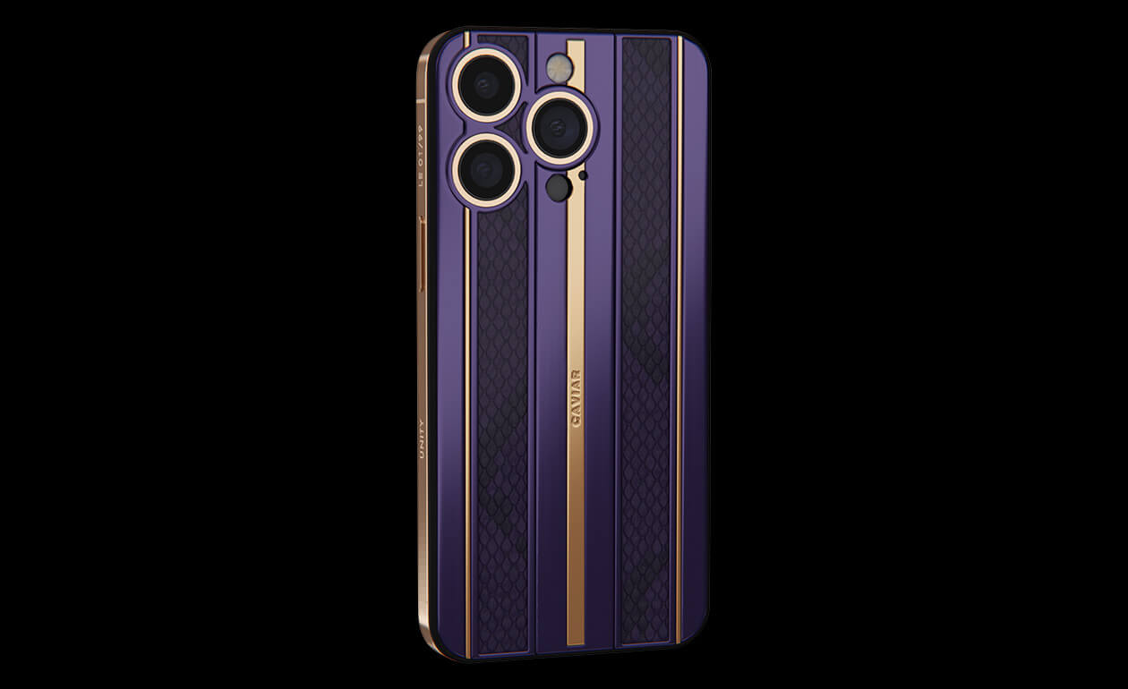 Apple iPhone - CAVIAR Purple Gold