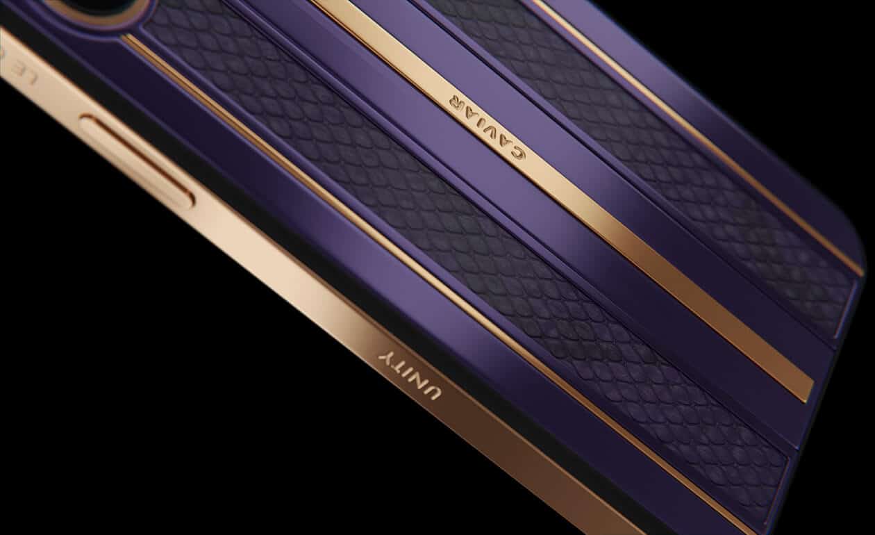 Apple iPhone - CAVIAR Purple Gold