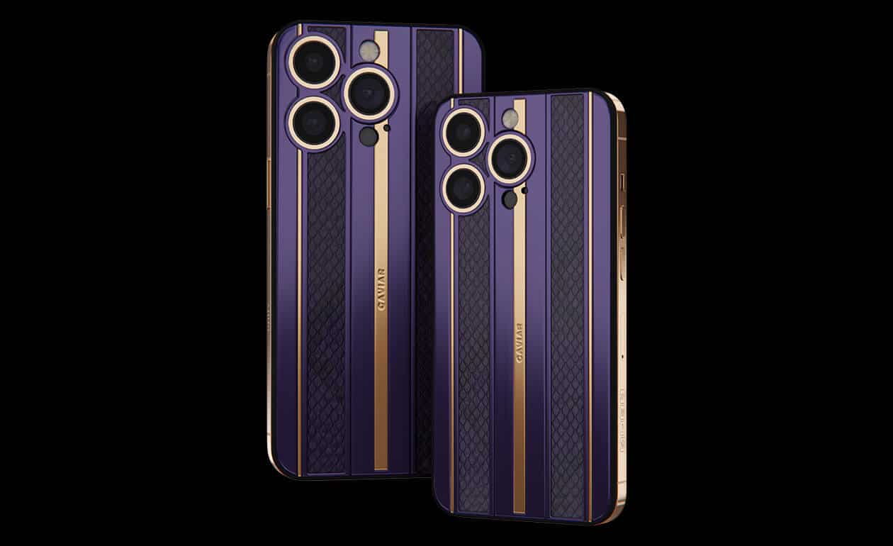 Apple iPhone - CAVIAR Purple Gold