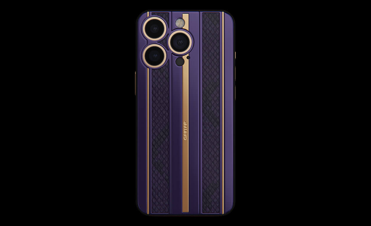 Apple iPhone - CAVIAR Purple Gold