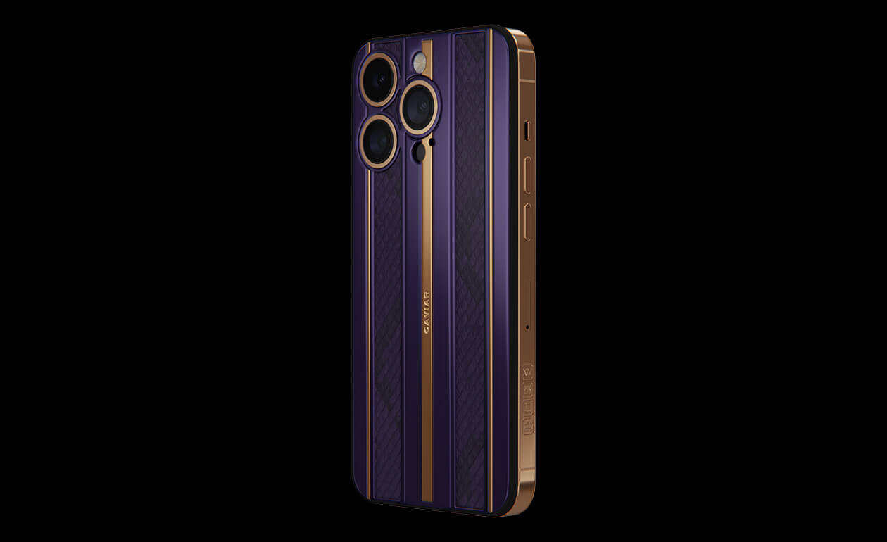 Apple iPhone - CAVIAR Purple Gold