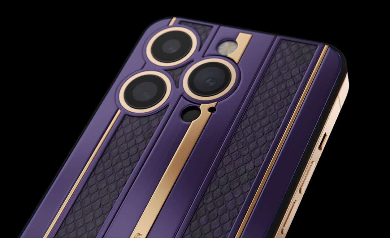 Apple iPhone - CAVIAR Purple Gold