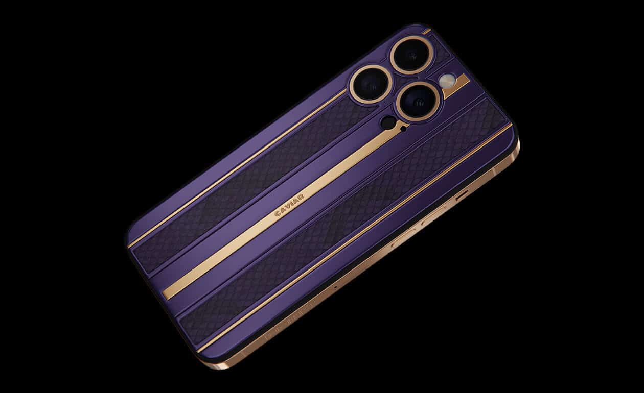 Apple iPhone - CAVIAR Purple Gold