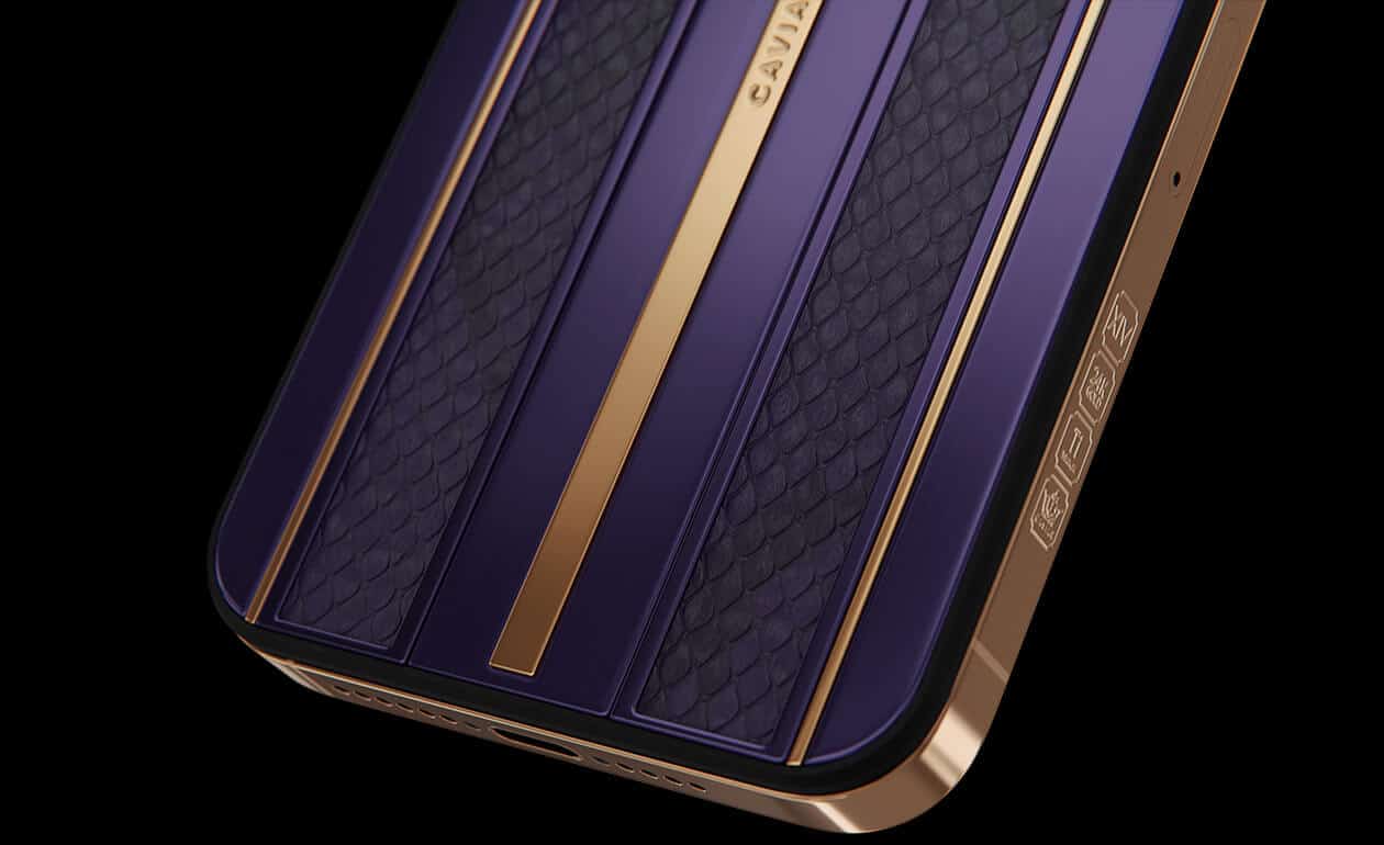 Apple iPhone - CAVIAR Purple Gold