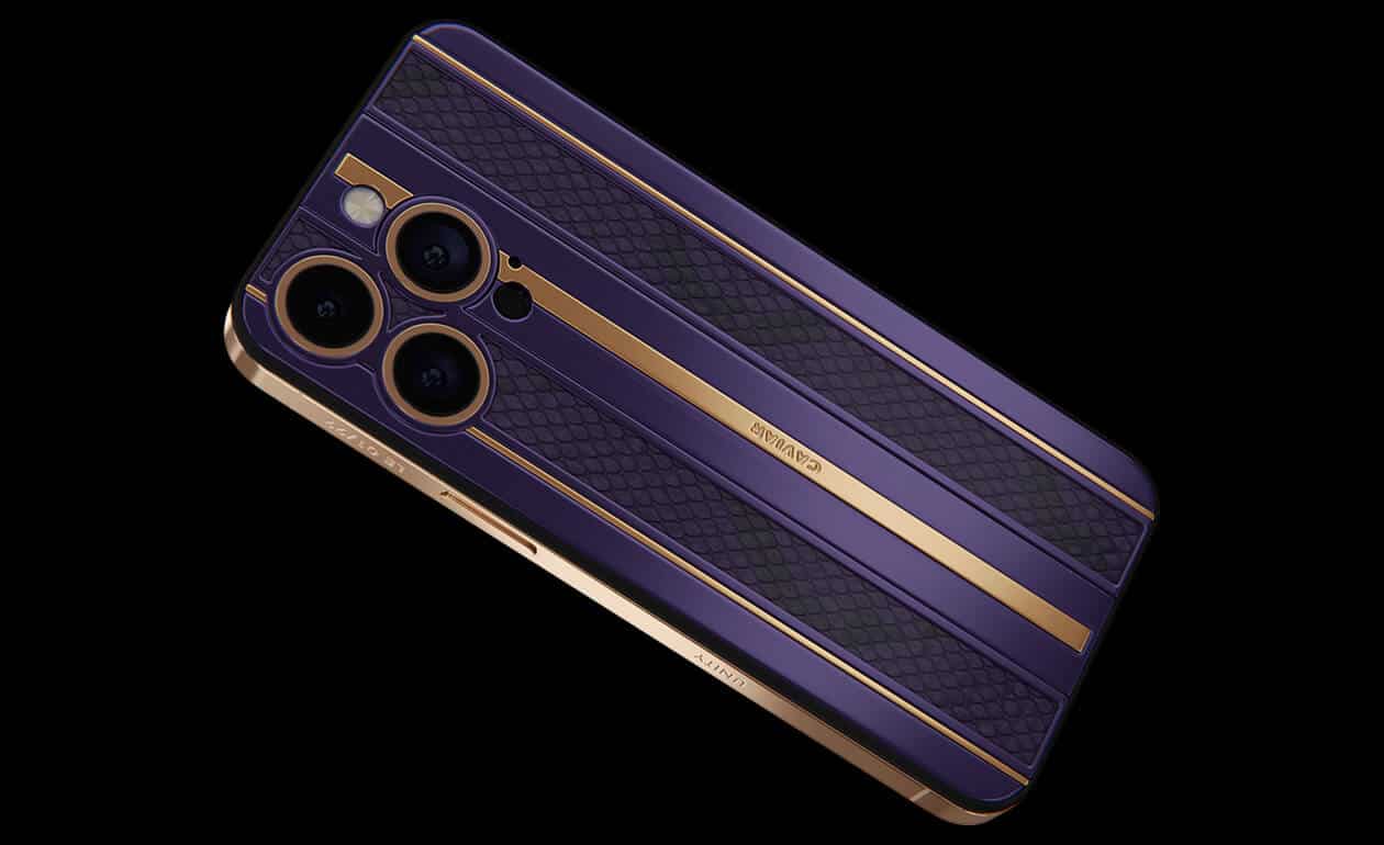 Apple iPhone - CAVIAR Purple Gold