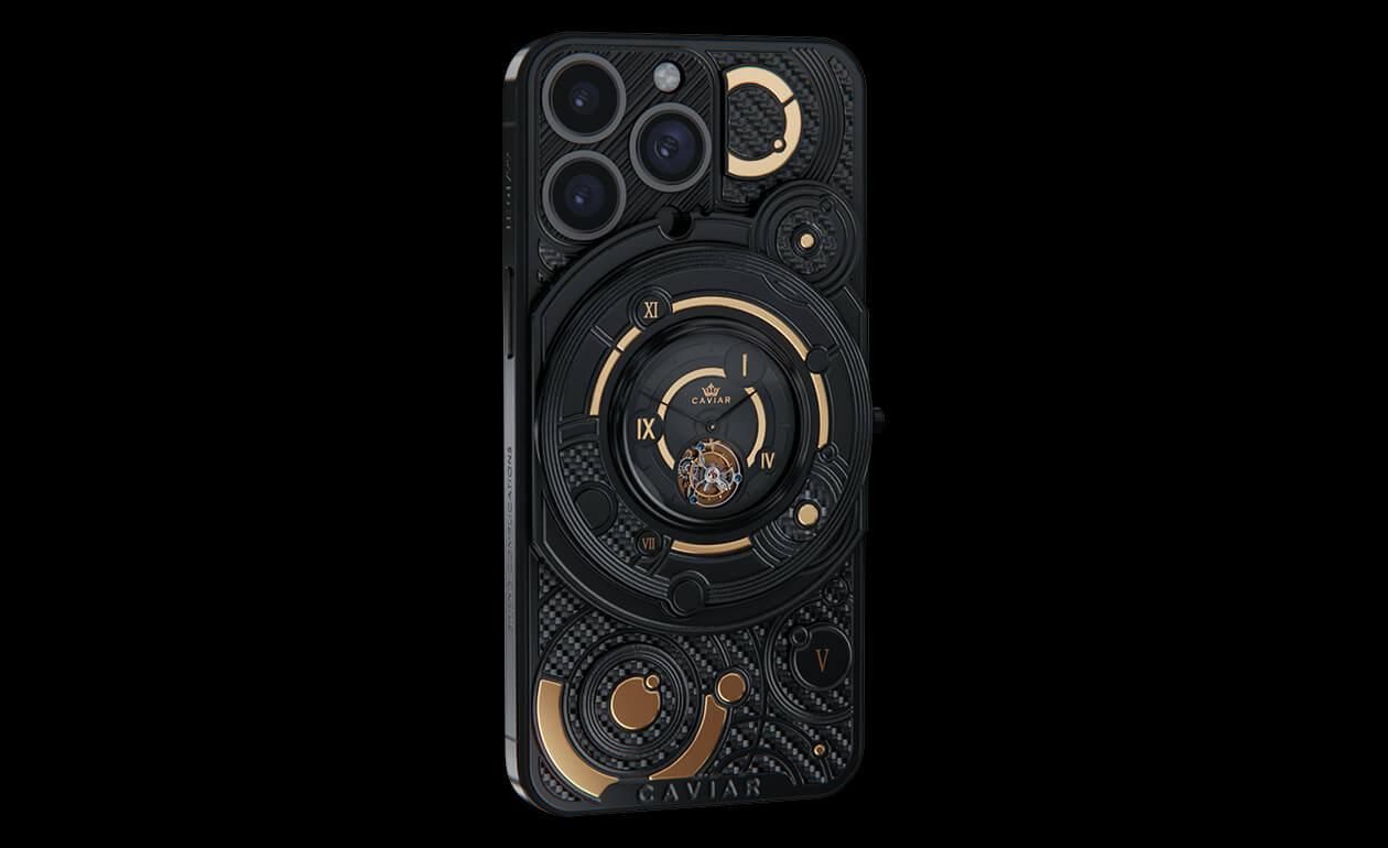 Apple iPhone - CAVIAR Tourbillon Carbon Gold