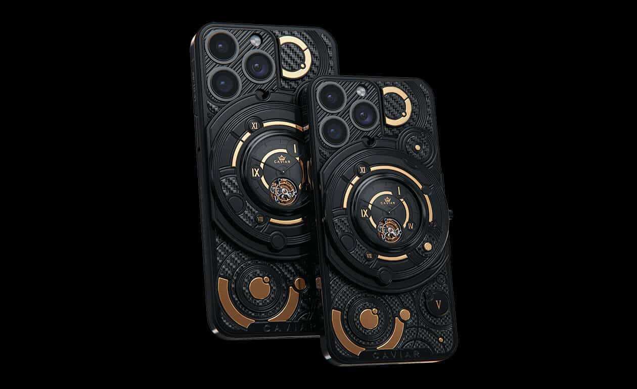 Apple iPhone - CAVIAR Tourbillon Carbon Gold