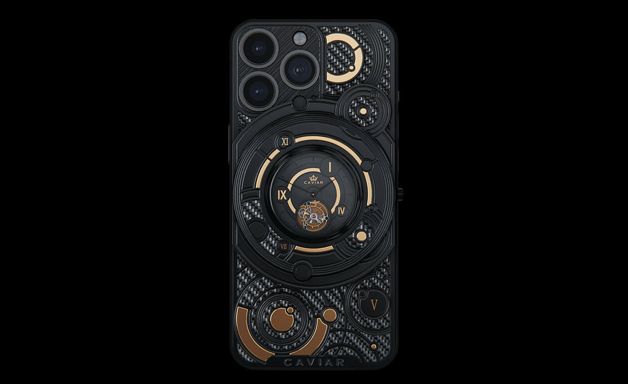 Apple iPhone - CAVIAR Tourbillon Carbon Gold