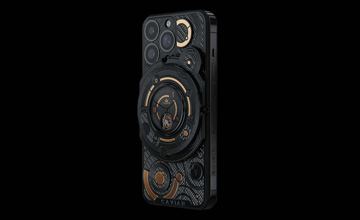 Apple iPhone - CAVIAR Tourbillon Carbon Gold