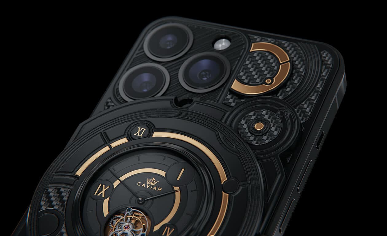 Apple iPhone - CAVIAR Tourbillon Carbon Gold