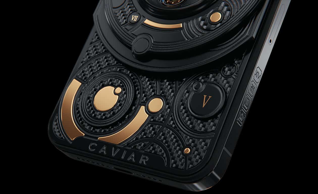 Apple iPhone - CAVIAR Tourbillon Carbon Gold