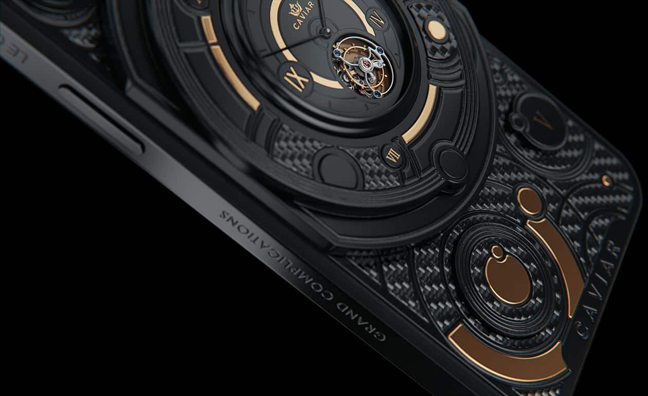 Apple iPhone - CAVIAR Tourbillon Carbon Gold