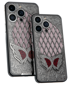 Apple iPhone - CAVIAR Garden of Eden Sangria Butterfly