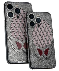 Apple iPhone - CAVIAR Garden of Eden Sangria Butterfly