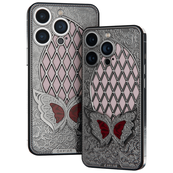 Apple iPhone - CAVIAR Garden of Eden Sangria Butterfly