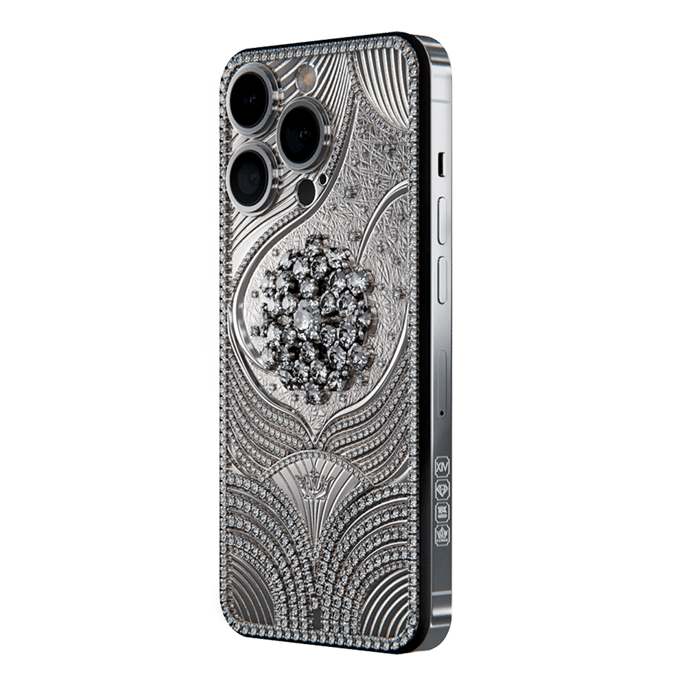 Apple iPhone - CAVIAR Gold Collection Diamond Snowflake