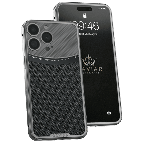 Apple iPhone - CAVIAR Two Kings Carbon Kings Case