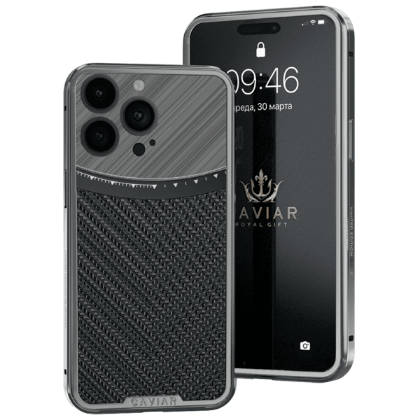 Apple iPhone - CAVIAR Two Kings Carbon Kings Case