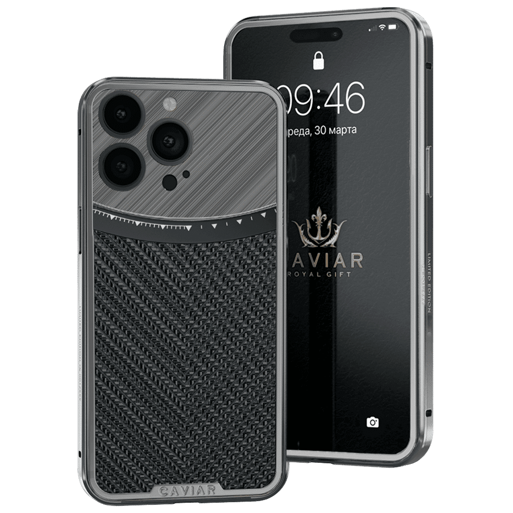 Apple iPhone - CAVIAR Two Kings Carbon Kings Case