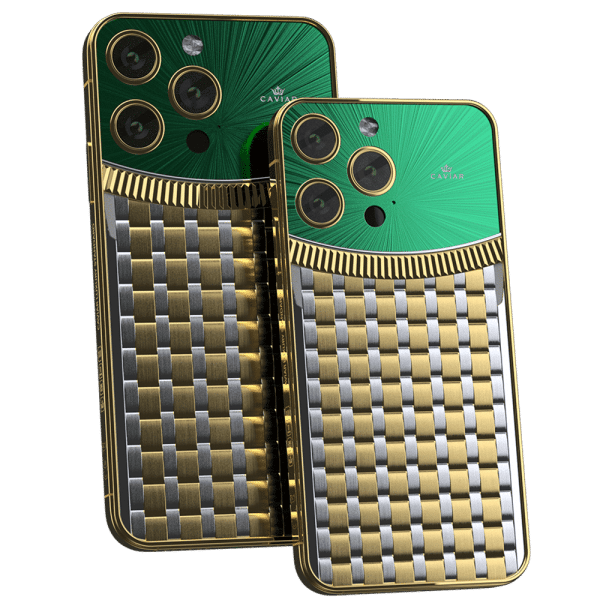 Apple iPhone - CAVIAR Two Kings Olive Rays