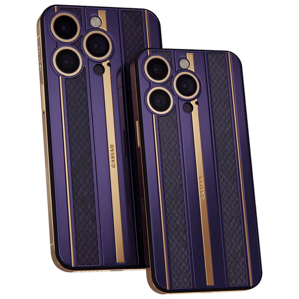 Apple iPhone - CAVIAR Unity Purple Gold