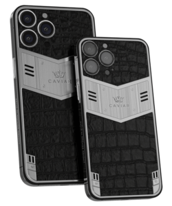 Apple iPhone - CAVIAR Victory Alligator Titanium